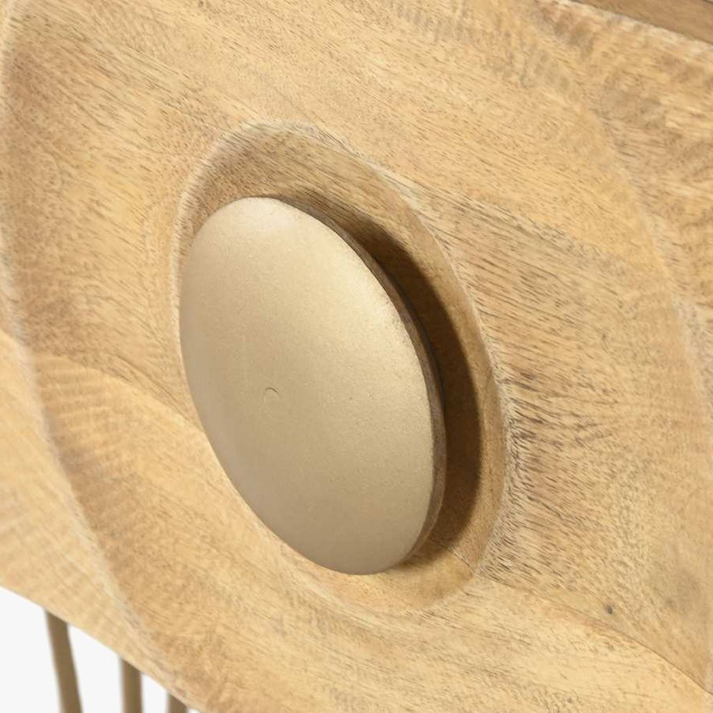 Consola Mandala Madeira TORA - Gato Preto