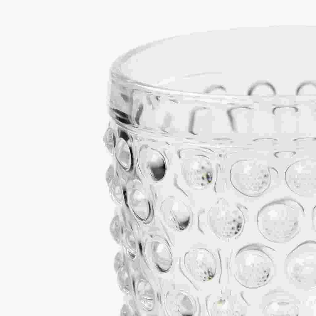 Copo com Pé transparente BARCELONA - Gato Preto