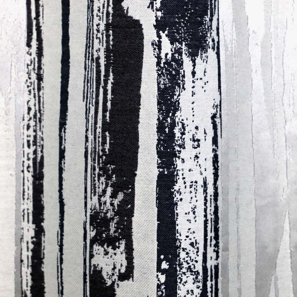 Cortinado Abstrato Preto e Cinza LAKI - Gato Preto