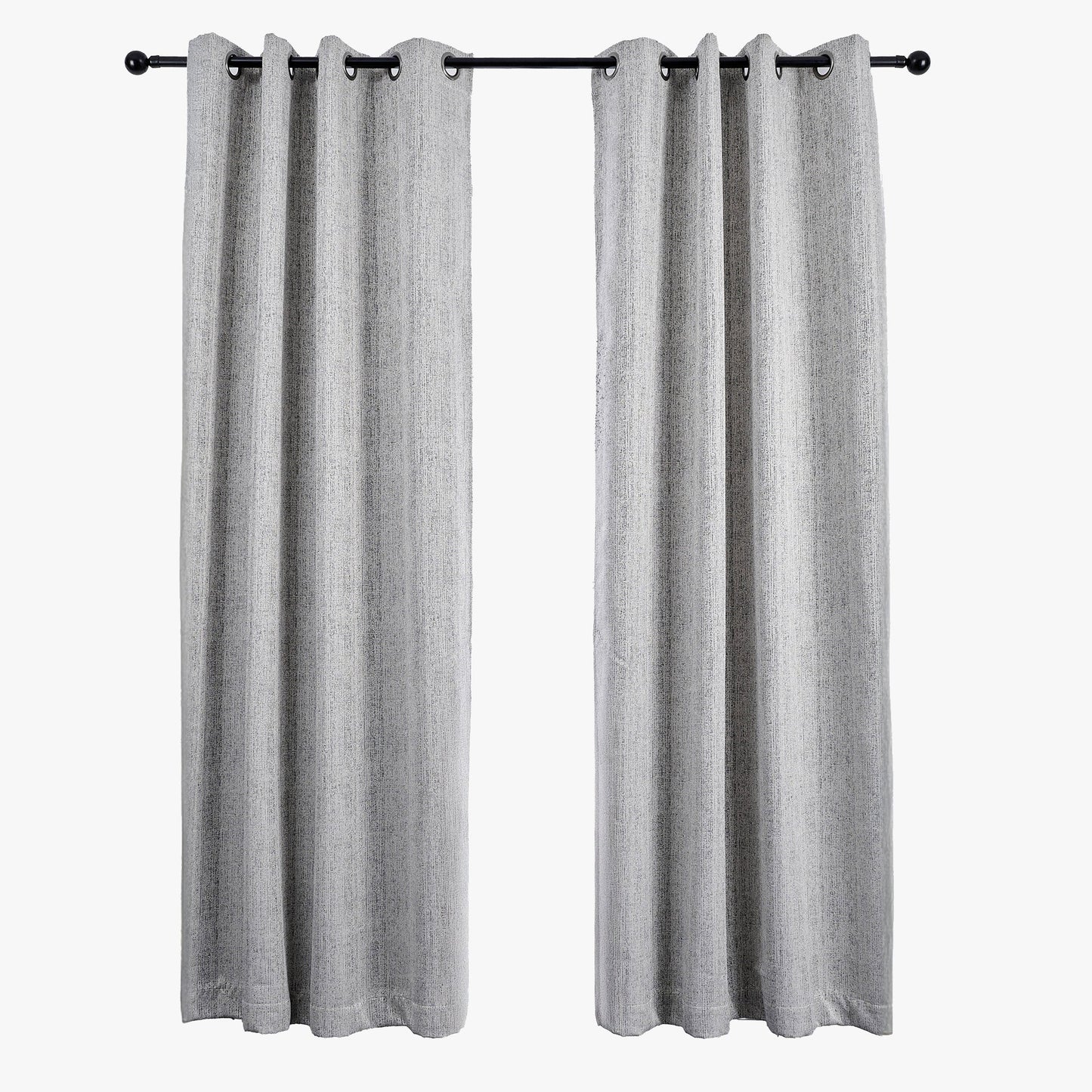 Cortinado Blackout Cinzento Mesclado TALIN - Gato Preto