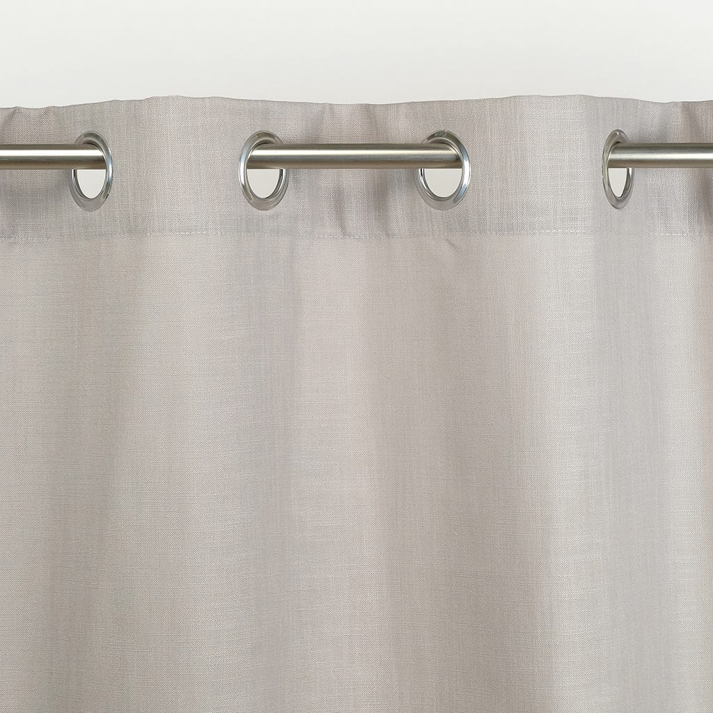 Cortinado Semi Opaco Cinzento 4EVERYDAY - Gato Preto