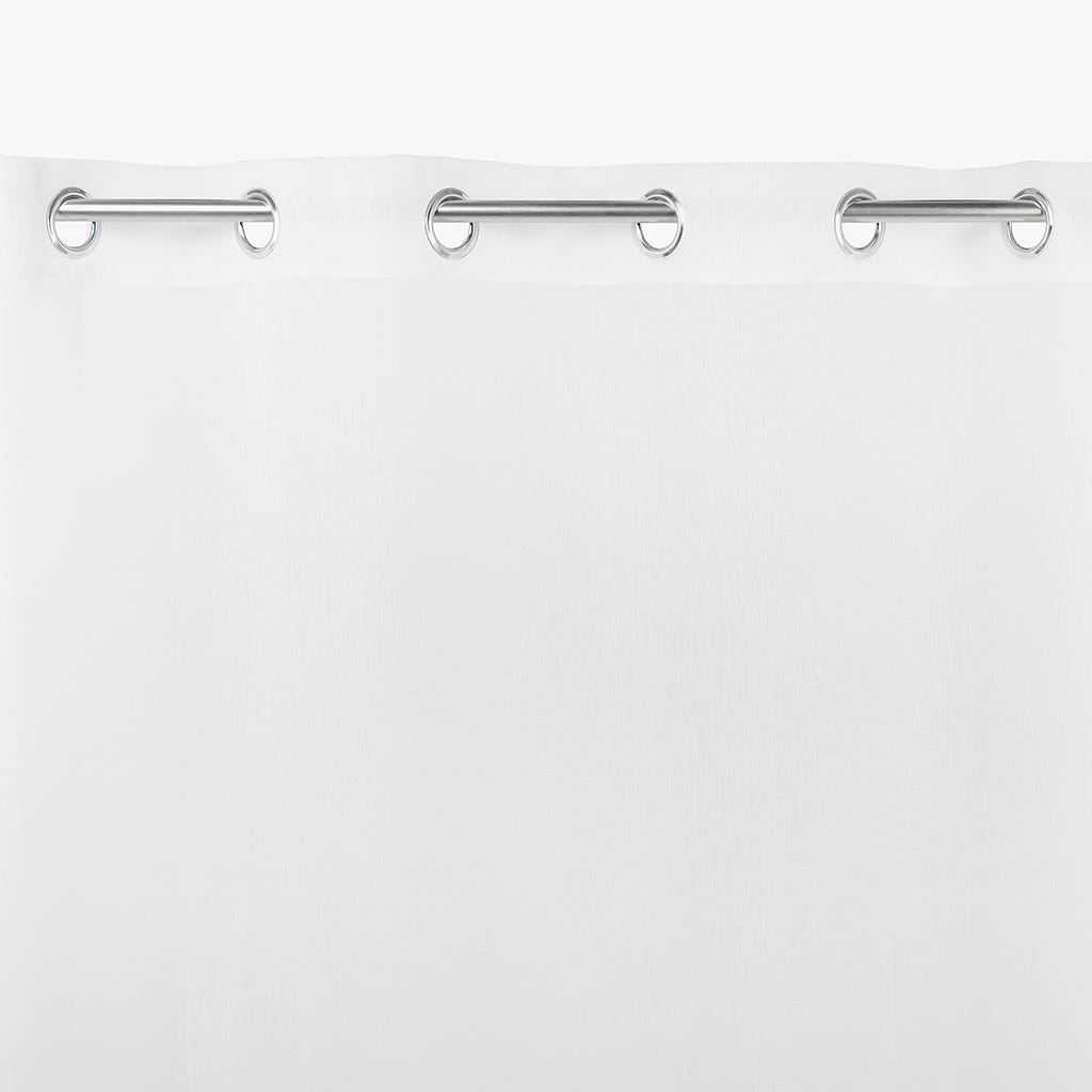 Cortinado Transparente Branco 4EVERYDAY - Gato Preto