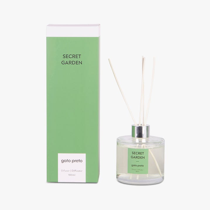 Difusor de Fragrância Garden Mist 180ml PRIME ESSENCE - Gato Preto