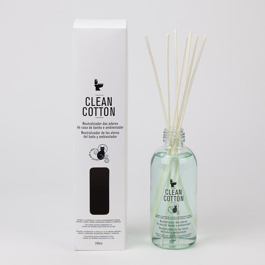 Difusor / Neutralizador de Odores Casa de Banho HOUSE ESSENCE - Gato Preto