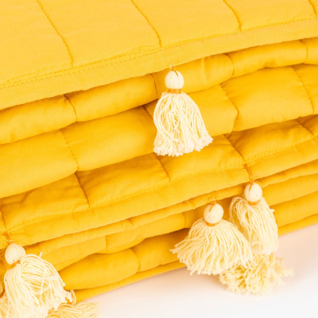 Edredão de Algodão Amarelo 180x250 DOG´S PARTY - Gato Preto