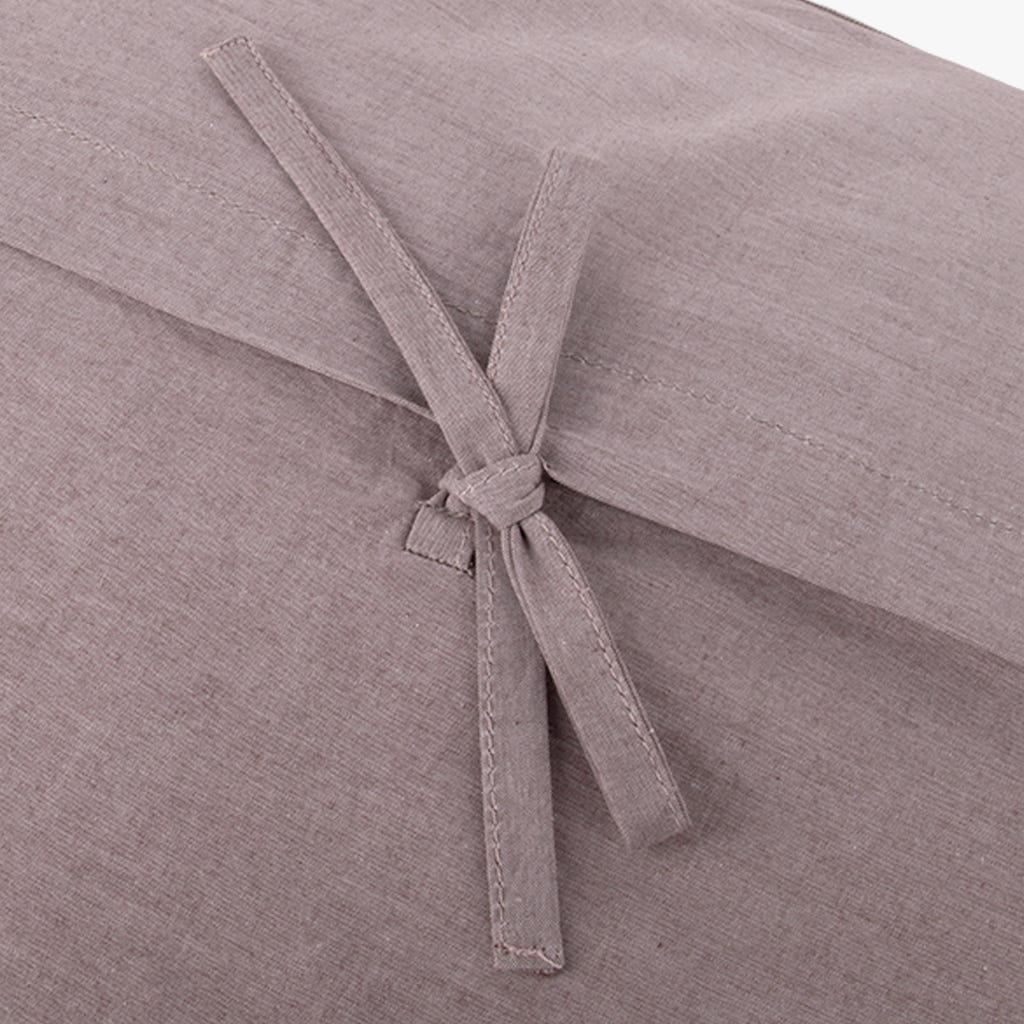 Fronha de almofada de algodão bege 45x90cm GRÀCIA - Gato Preto