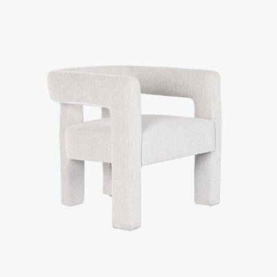 Poltrona Branca 67x61x67 MALVA - Gato Preto