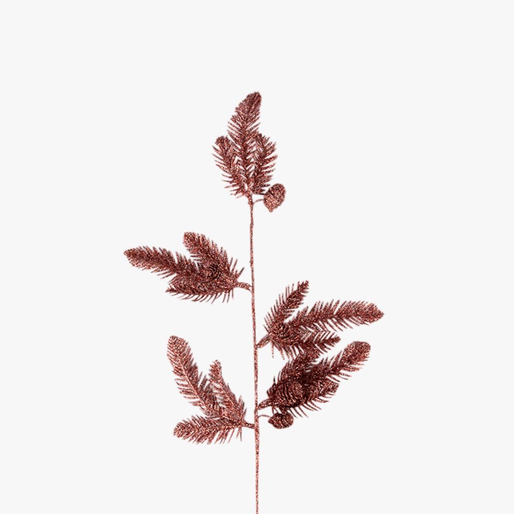 Ramagem com Pinhas Rosa RETRO CHRISTMAS - Gato Preto