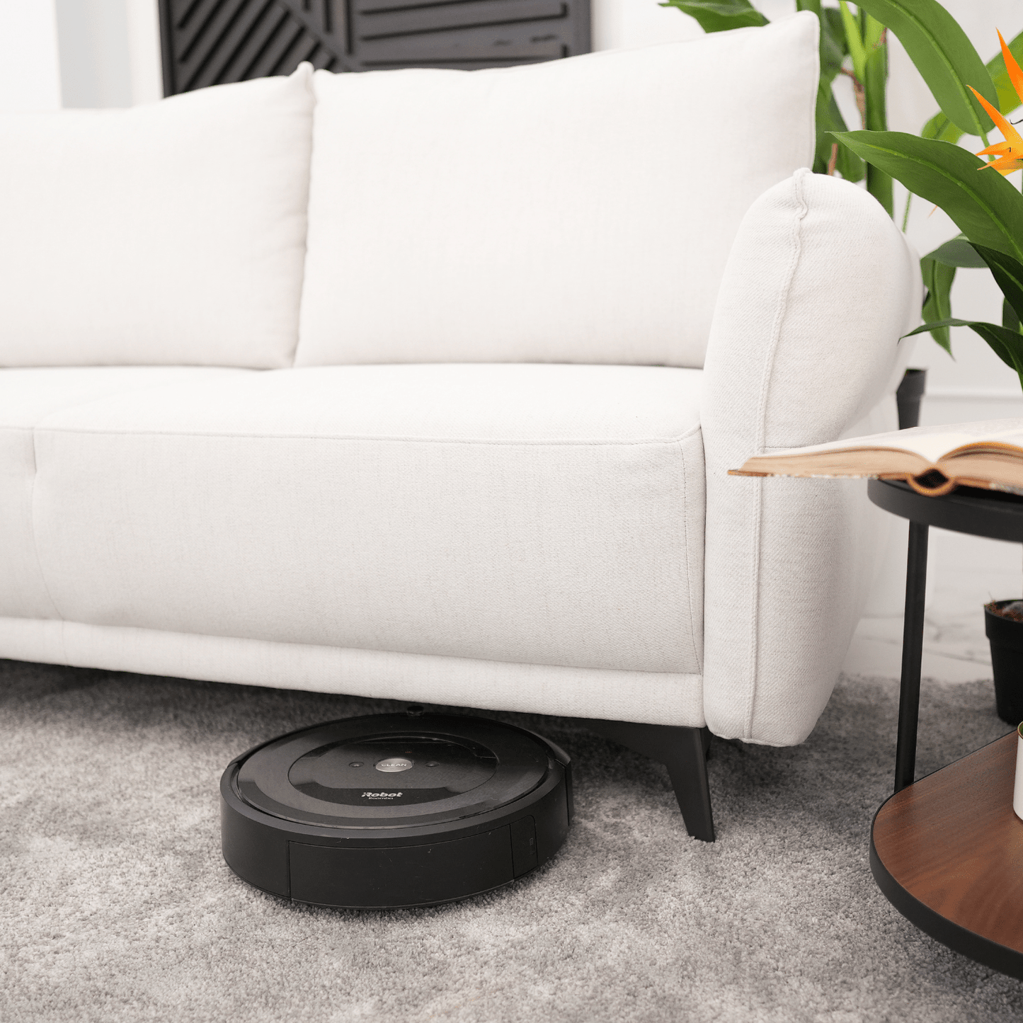 Sofá cama com chaise longue reversível bege TOBY - Gato Preto