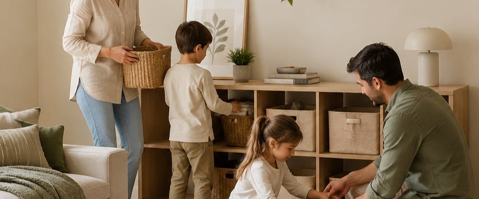 Como organizar uma casa para uma vida familiar mais simples - Gato Preto