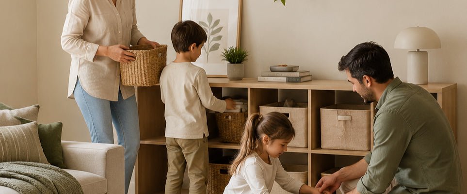 Como organizar uma casa para uma vida familiar mais simples - Gato Preto