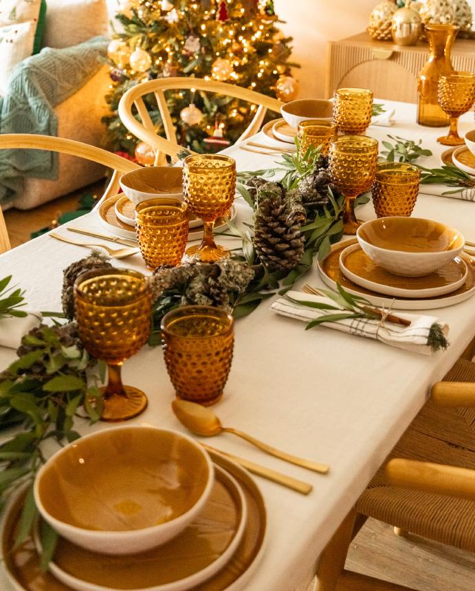 Mesa e Cozinha de Natal