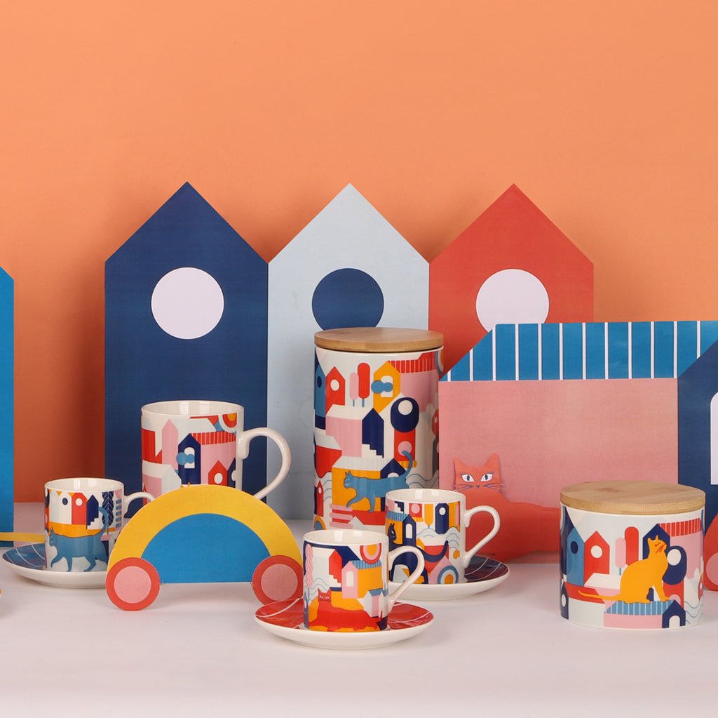 COLEÇÃO CAT IN THE CITY - Gato Preto