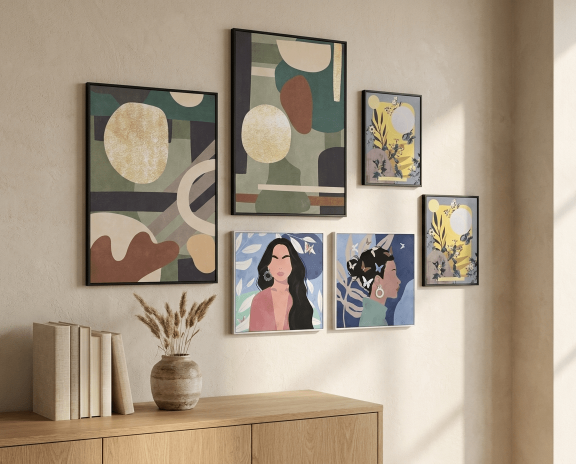 Quadros, Telas e Decorações de Parede - Gato Preto