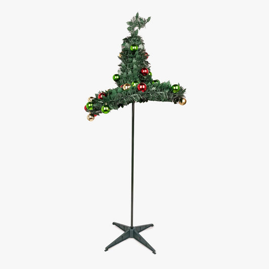 Árbol de Navidad desplegable con bolas de colores 1,8m