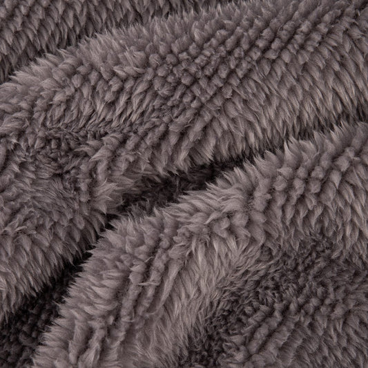 Manta chenila cinzenta 170x220cm ALASKA