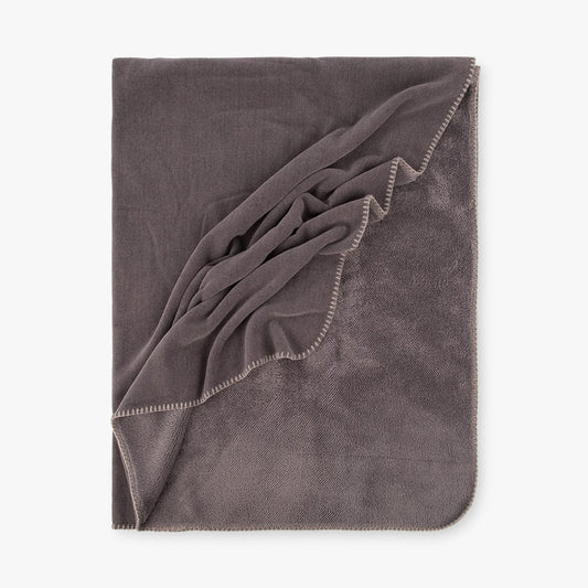 Manta chenila cinzento 240x220cm ALASKA