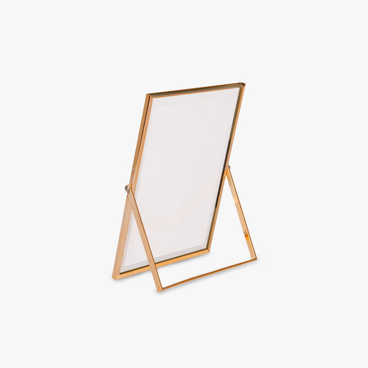 Picture Frame with leg Gold 15x20 cm