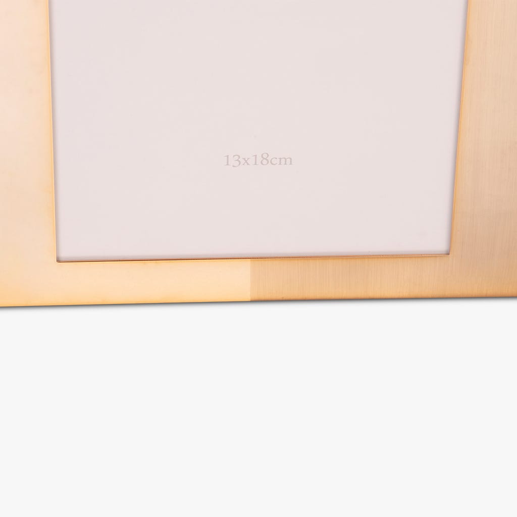 Picture frame gold 13x18cm SHINY&BRUSHED