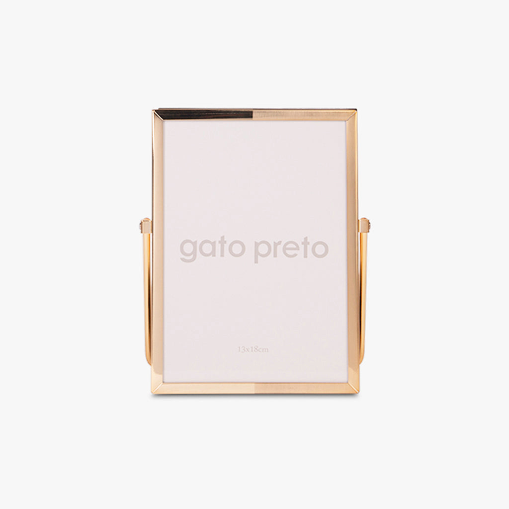 Frame Golden Tones with Foot 13x18 SHINY & BRUSHED