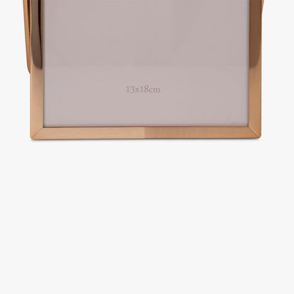 Picture frame with leg gold 13x18cm SHINY&BRUSHED