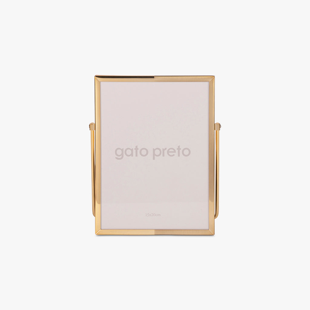 Moldura Tons Dourado con Pie 15x20 SHINY & BRUSHED