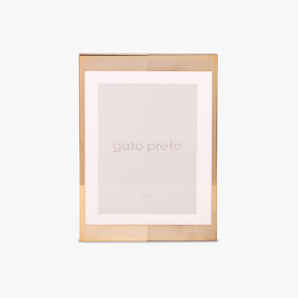 Moldura Tons Dourado 10x15 BRILLANTE Y CEPILLADO