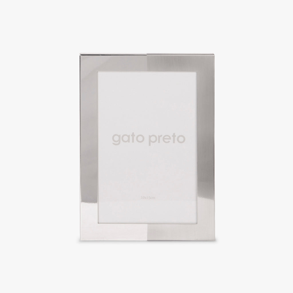 Frame Silver Tones 10x15 SHINY & BRUSHED