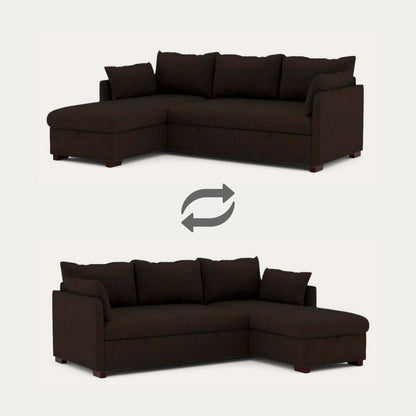 Sofá - cama de 4 lugares com chaise longue e arrumação – OrlandoC801BFSRG1942_C24