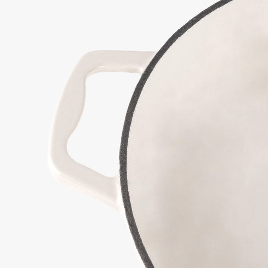 Casserole fer fondu Blanc D28 cm | 3,4L CHEF