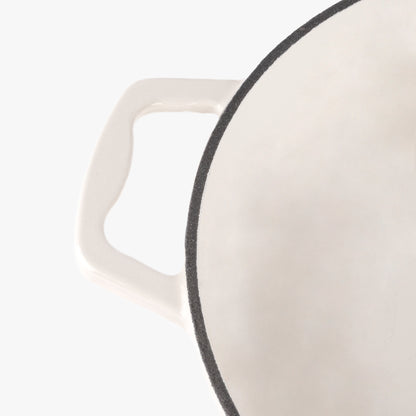 Caçarola de ferro fundido Branca CHEF