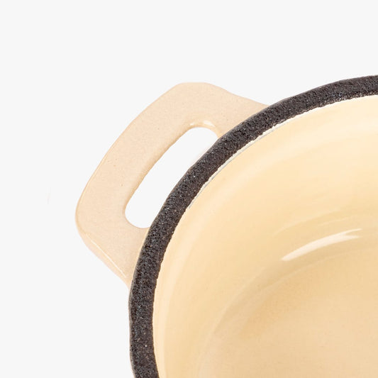Caçarola mini ferro fundido branca D10cm | 0,25 L CHEF