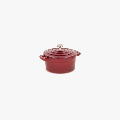 Caçarola mini ferro fundido vermelha D10cm | 0,25 L CHEF