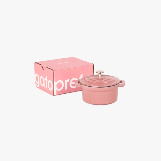 Caçarola mini ferro fundido rosa D10cm | 0,25 L CHEF