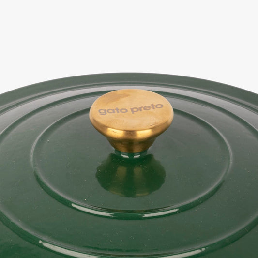 Caçarola ferro fundido verde escuro D28 cm | 3,4L CHEF