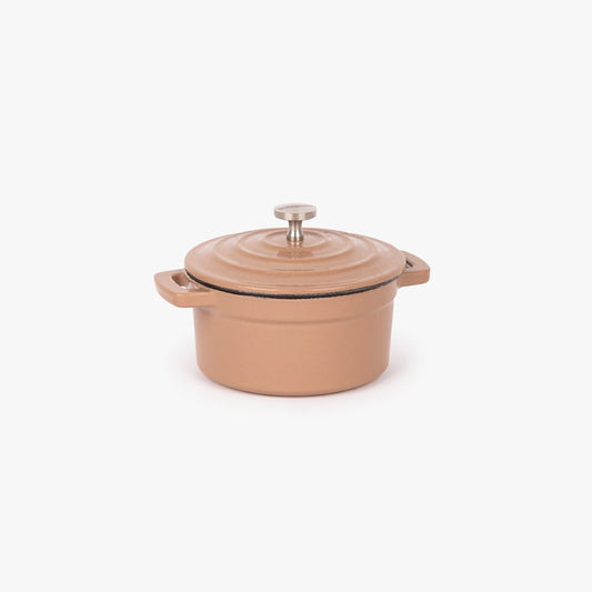 Caçarola mini ferro fundido bege D10cm | 0,25 L CHEF