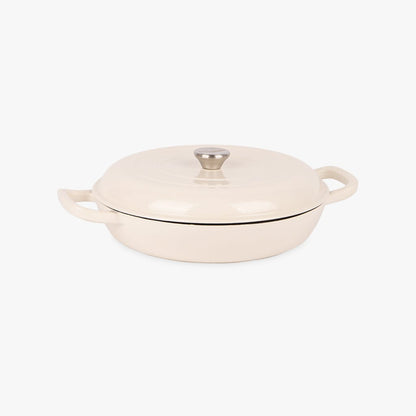 Caçarola Paella de ferro fundido Branca D30 CHEF