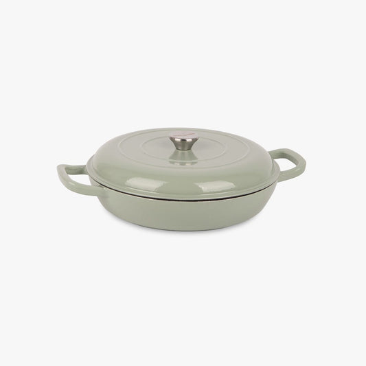 Caçarola paella ferro fundido verde claro D30cm CHEF