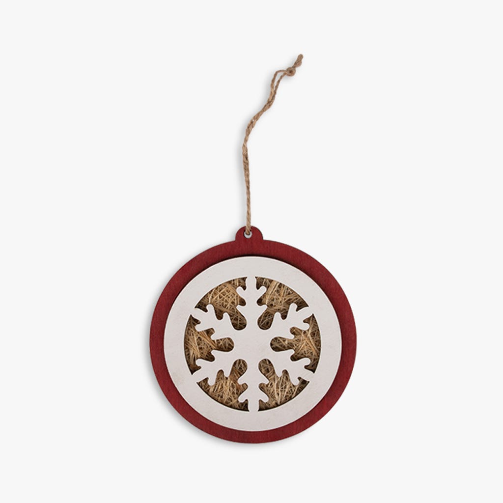 Enfeite floco de neve VM 11cm