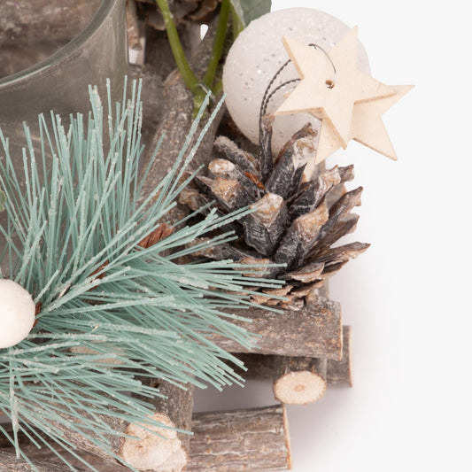Candelero con ramas 16cm COZY