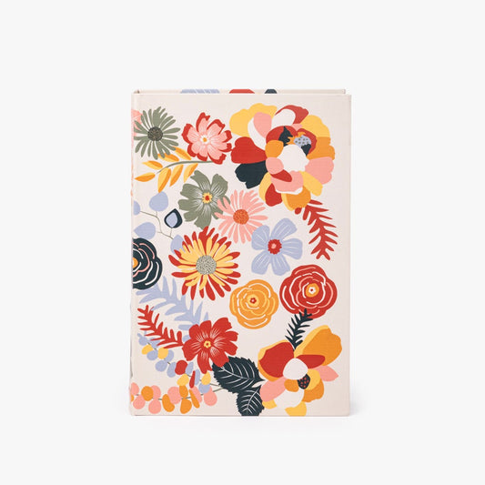 Caixa livro com flores multicolor 33x22cm SPRING BLOOM