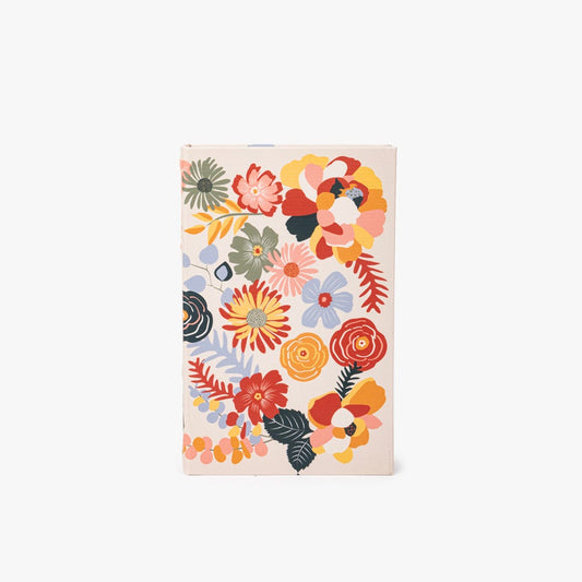 Caixa livro com flores multicolor 26x17cm SPRING BLOOM