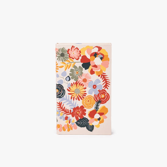 Caixa livro com flores multicolor 21x13cm SPRING BLOOM