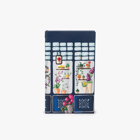 Caixa livro quiosque azul 21x13cm KIOSKS