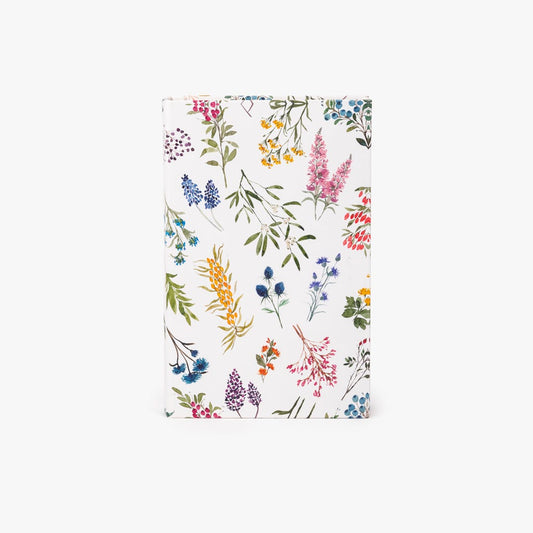 Caixa livro branca com flores 26x17cm GARDEN MEMORIES