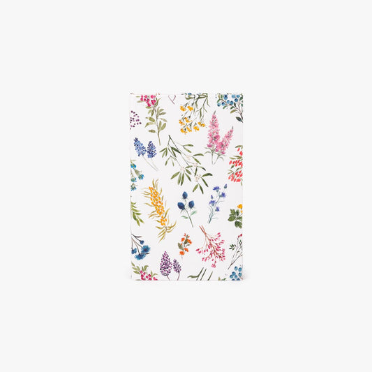 Caixa livro branca com flores 21x13cm GARDEN MEMORIES