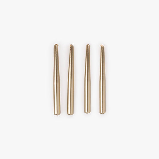 Conjunto de Velas Castiçal Dourada NOX