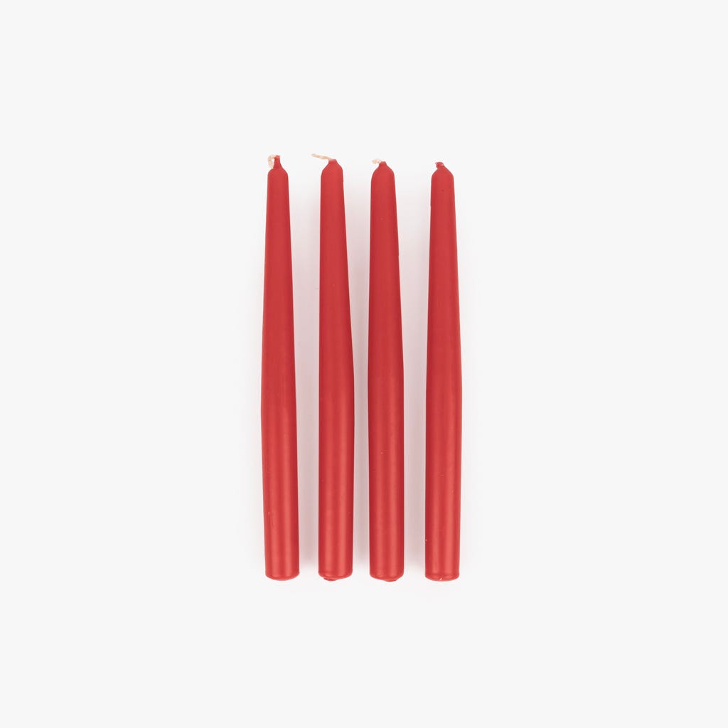 Conjunto de Velas Castiçal Vermelha NOX