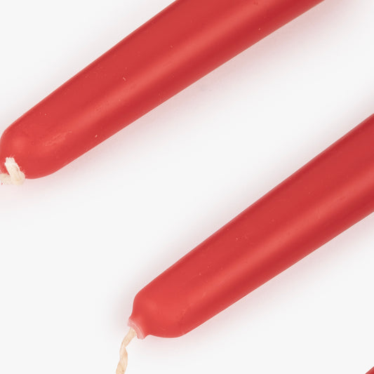 Conjunto de Velas Castiçal Vermelha NOX