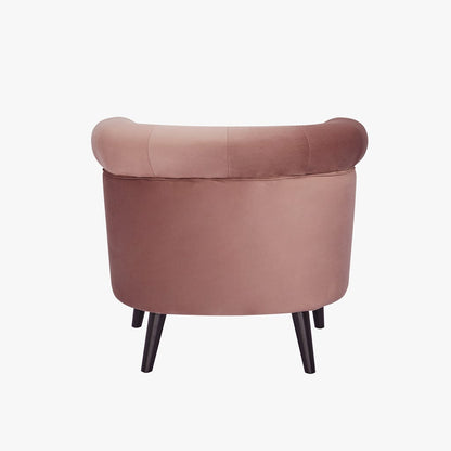 Fauteuil rose GINGER